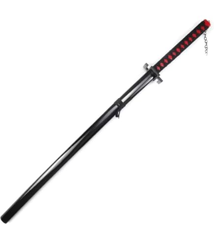 武具　刀装具　日本刀　模造刀   居合刀 天鎖斬月 Amazon.co.jp: LAOBAO 新月 天鎖斬月 斬魄刀 黒崎一護 コスプレ道具