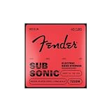 Fender フェンダー エレキベース弦 SubSonic™ 7250M Bass Strings, Nickel-Plated Steel, Long Scale, Gauges .045-.105, (4)