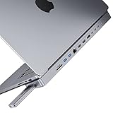 INVZI MagHub 12-in-2 USB-C ドッキングステーション トリプルモニター ポップアップSSD デュアル4K HDMI DP 100W PD充電 USB 3.2 10Gbps USB RJ45 SD/TFスロット MacBook Pro M1 14インチ 16インチ MacBook Air M2 13インチ用