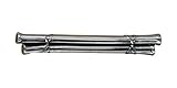 Home Accents Bamboo Shaped Decorative Cabinet Hardware Drawer/Desk Handle Pull Chrome [並行輸入品]