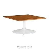 arne ローテーブル 正方形 カフェテーブル おしゃれ 木製 2人用 セミオーダー 単品 CT-SQ8080 Atype-L脚 北欧×WH