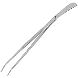 赤千吉 ヘラ付ピンセット 曲型 No.12