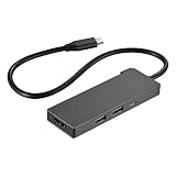 オーム電機PCGEAR USBハブ Type-Cコネクタ HDMI出力ポート 2USBポート Type-Cポート 変換アダプター マルチドッキングアダプター PC-SHMPC11-H 01-3108 OHM