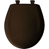 Bemis 200SLOWT 168 Round Closed Front Toilet Seat, Americana Brown by Bemis