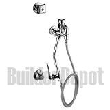 Kohler K-13931-2A-CP Triton Built-In Bedpan Washer with Washer Standard Sprayhead and Handle, Polish