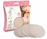 Lot de 6 Coussinets d'allaitement Lavables Bambou Pink Daisy