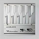 美濃クラフト　濃い顔シリーズ　10年表札　JU-3