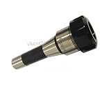 1PC R8 ER32 Collet Chuck Holder with R8 Taper Shank M12 Thread Milling MachineレットチャックホルダーR8テーパーシャンクM