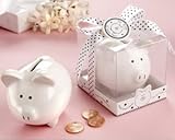 " LI ' LセーバーFavor "セラミックmini-piggy Bank inギフトボックスwith polka-dot Bow – ( Set of 25 )