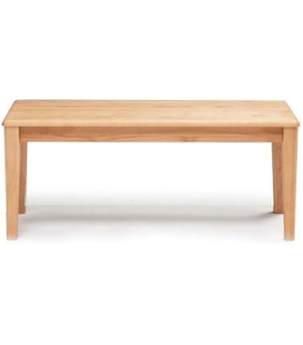 Amazon｜関家具 ベンチ 幅115×奥行33×高さ43cm 板座面 ナチュラル  