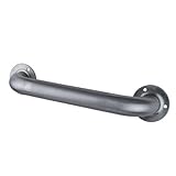 Kingston Brass GB1212ET Designer Trimscape Exposed Flange Textured ADA 12-Inch Grab Bar with 1.5-Inc