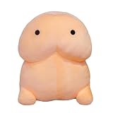 面白いおもちゃ ぬいぐるみ 特大 でかいぬいぐるみ チャッピー ぬいぐるみ 特大ぬいぐるみ ちんこ型 大きい ふわもち 面白いプレゼント 人形 枕 少年少女向け ぬいぐるみ 10cm 20cm 30cm50 cm 肌色 ブラウ (肌色,50cm(0.85kg))