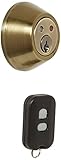 MiLocks WF-02AQ Digital Deadbolt Door Lock with Keyless Entry via Remote Control for Exterior Doors,