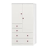 アルファタカバ 生まれて来てくれたアナタに最初にプレゼントしたいベビータンス ツマミチョイスシリーズ アリオ80cmベビーダンス(ハートレッド)