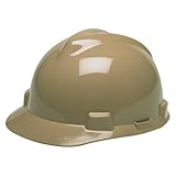 V-Gard Staz On Slotted Protective Cap (Tan) by MSA