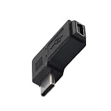 5ピン USB メス - USB C オス コンバータ コネクタ 電話 ラップトップ デジタル カメラ用 90 度 Type-C - 5ピン アダプター スマートフォン充電アダプター