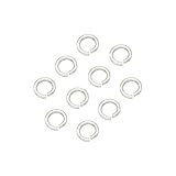 シルバー925 丸カン 外径6mm 線の太さ1mm 10個セット パーツ ハンドメイド シルバー925製 銀 パーツ引き輪留め具チェーンクラスプ アクセサリー