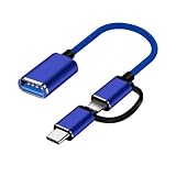 ケーブル - アダプター | USB - マイクロ USB アダプター | 2-In-1 USB ケーブル アダプター |タイプ C - USB アダプター |急速充電 コネクタ |スマートタブレットと携帯電話用の 充電ケーブルアダプター