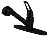 Plumb Usa – 8 " pull-outスプレーキッチン蛇口、オイルはブロンズ仕上げ、無水式