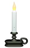 Xodus Innovations FPC1215A Battery Operated LED Dusk to Dawn Light Sensor Window Candle with Aged Br