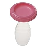 マニュアル　手動　さく乳器　ボトル　搾乳器　ポンプ　乳ポンプ　防塵カバー　人間工学　マッサージ　全3色 - ピンク