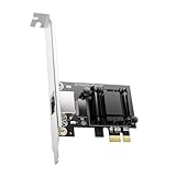 Bannik 5G PCIe To RJ45 ネットワーク カード RTL8126 チップ ギガビット イーサネット PCI Express ネットワーク カード 10/100/2500/5000Mbps デスクトップ用