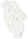 Little Me Unisex-Baby Newborn Giraffe 3 Pack Bodysuit Ivory/Multi 3 Months [並行輸入品]