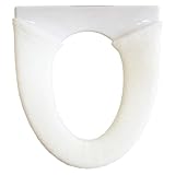 オカ(OKA) 乾度良好Dナチュレ トイレ便座カバー 洗浄・暖房型専用 ホワイト (かんどりょうこう 洗える トイレ ニット カバー ウォシュレット)