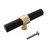 B Baosity アクリル　ロッド　バー　ドア　ハンドル　キャビネット　プル　ノブ　多種選べる　 - ローズゴールド81mm