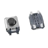 uxcell タクトスイッチ プラスチック 金属 電気部品 プッシュボタンスイッチ 瞬時 3 x 3.5mm x 2mm 4 ピン SMD SMT 50個入り