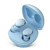 ワイヤレスイヤホン【2026新型 Bluetooth5.3イヤホン】 Hi-Fi ブルートゥース インナーイヤー型 本体4時間＆合計60時間超長再生 Type‐C急速充電 自動ペアリング 瞬間接続 ブルートゥースイヤホン マイク内蔵 カナル型 完全ワイヤレス タッチ操作 ハンズフリー通話 コンパクト ビジネス/通勤/通学/スポーツ 日本語取扱説明書付き 低遅延モデル (青)