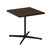 arne リビングテーブル 角型 机 カフェテーブル ハイタイプ 60TH Type4 ダークブラウン