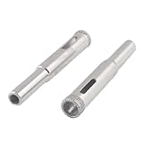 uxcell 8mmのダイヤダイヤモンドコートドリルビット　大理石のタイルガラスホール　切削工具ソウ　　　4個入り