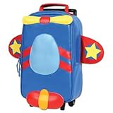 ステファンジョセフ【ハリウッドスター&セレブ御用達】【超軽量】男の子用ブルーエアプレインローリングバックパック,キャリーケース(直立型)【3歳以上対象】キャリーバッグ,スーツケース【並行輸入】