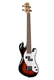KALA カラ U・Bass ウクレレベース Solid Body Series オクメボディ 4弦 ラウンドワウンド弦仕様 フレットレス仕様 UBASS-SB-TB-FL Sunburst [ギグバッグ付属] 【国内正規品】