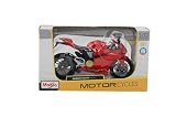 1/12 ドゥカティパニガーレ 1199 バイク ダイキャストモーター サイクル ミニカー モデルカー 完成品 赤色 おもちゃ 模型 おもちゃ 模型 誕生日 プレゼント