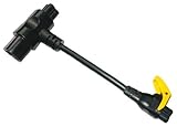 Conntek 01314 6-Inch 10-Amp 125-Volt T Shape Adapter, Powered with 3 Prongs Type Laptop, Providing E
