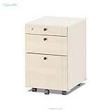 2017年度版 3段 ワゴン カモミール・セレクト GCS-WN-82 ナチュラルホワイト