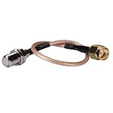 DHT Electronics RF同軸同軸ケーブルアセンブリRP - SMAオスto Fメス12 "