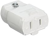 Leviton 102-WP 2-Wire Connector Light Duty Polarized White [並行輸入品]