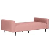 arne ベンチソファー 幅188 奥行96 高さ59 背もたれなし ダイニングソファー ベンチ ソファ 2人掛け Baggy DA 4×7 ソフィア ソフトピンク