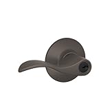 Schlage F51A ACC 613 Accent Keyed Entry Lever, Oil-Rubbed Bronze by Schlage Lock Company