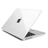 MacBook Pro 16インチ ケース 2026-2021 M5 Pro/Max M4 M3 M2 M1 シリーズ対応 [Pro/Max含む] 薄型 軽量 耐衝撃 A3429 A3428 A3186 A3403 A2485 A2780 A2991 保護ハードカバー (キラキラクリア)