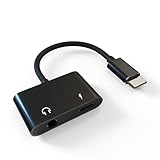 TOMPOL【MFi認証品】iPhone イヤホンジャック 2in1 イヤホン 変換 USB-C to 3.5mm 二股ケーブル 変換ケーブル 急速充電対応 HIFI音質 高耐久性 Type Cデバイスに対応