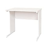 オフィスカグ オフィスデスク 事務机 平机 ホワイト 幅800×奥行600×高さ700mm MOD-H0860-W