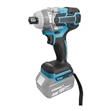 マキタ makita 互換 充電式 インパクトドライバー バッテリー 充電器 セット ブラシレス 穴あけ ネジ締め 小型 コードレス 工具 電動 18V 14.4V バッテリー 対応 ビット 別売 (本体＋バッテリー1個＋充電器)