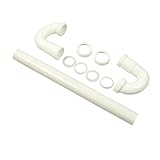 Danco 94007 1-1/2-Inch or 1-1/4-Inch S-Bend, Slip-Joint, PVC by Danco