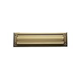 Baldwin 0014034 Letter Box Plate, Unlacquered Vintage Brass by Baldwin
