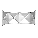 BriSunshine 焚き火陣幕 大型 焚火陣幕 5.6mｘ1.4m リフレクター 一台多役 風よけ 目隠し 多機能ウィンドスクリーン アウトドア 耐火/防風/遮光/撥水/防カビ加工 収納袋付き