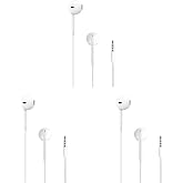 Apple EarPods with 3.5 mm Headphone Plug (× 3)